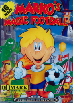 Marko's Magic Football box art for Sega Mega Drive